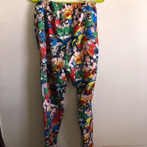 DC Comics Superhero Yoga Pants W16 (3XL)